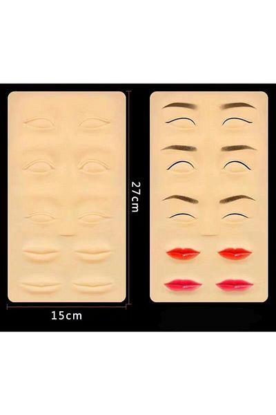 Bmx Permanent Makeup Micropigmentation Work 3d Lip&eyeliner&eyebrow Latex 1 Piece