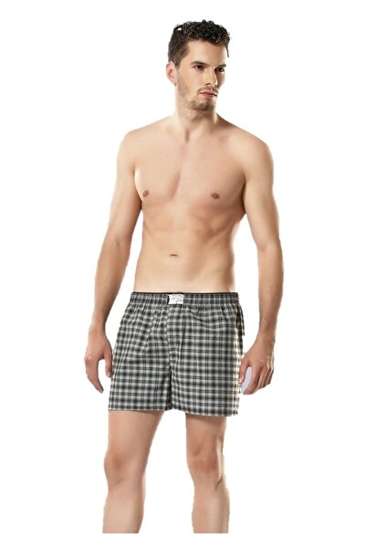 Anıt 2 Adet Erkek Desenli Poplin Boxer