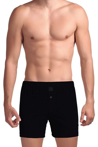 Muraty 3 Pieces Black Dagi Men's Compact-cotton Boxer