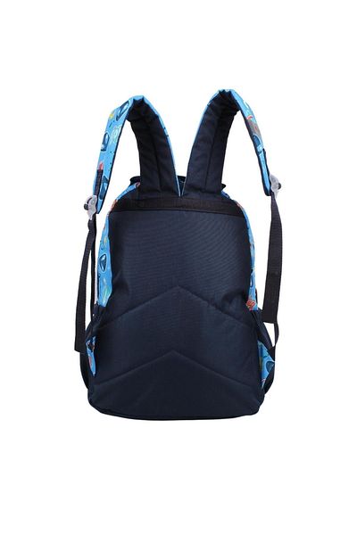 Bagacar Rucsac pentru copii, model spațial albastru, cu suport pentru stilou