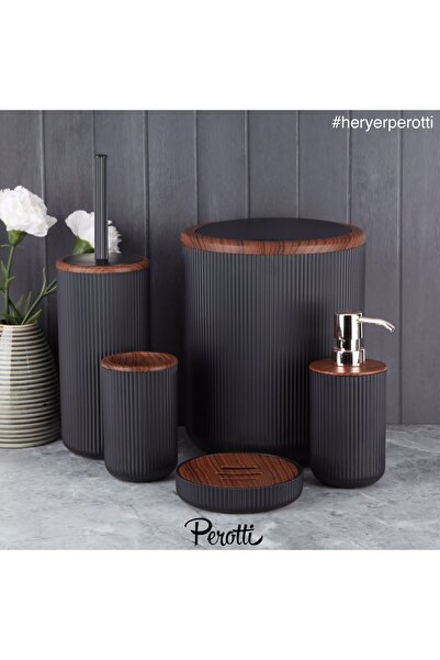 YzHome 5 Parça Lisbone Akrilik Banyo Seti Takımı Sıvı Sabunluk