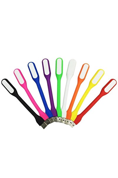 OFİSOMİ Taşınabilir Katlanabilir Parlak Işıklı Laptop Okuma Usb Led Lamba Siy...