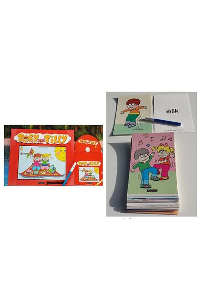 The Kidland Primary School English Speaking and Activity Book + Dvd + 34 Vocabulary Photo Cards Flashcards