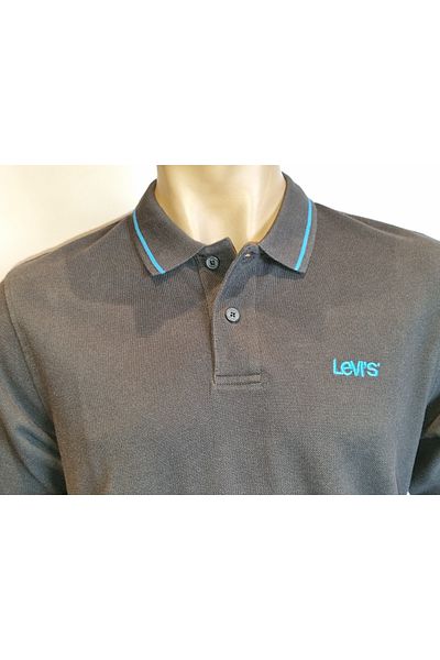 Levi's Ανδρικό Relaxed Seasonal Polo Pırate Black A3121-0002 Μαύρο