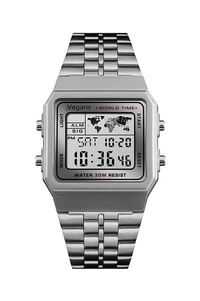 Vegans 1338 Digital Unisex Wristwatch