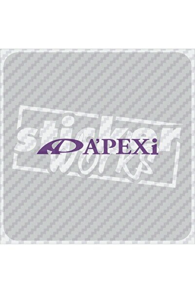 Sticker Works ملصق Apexi للزجاج الأمامي