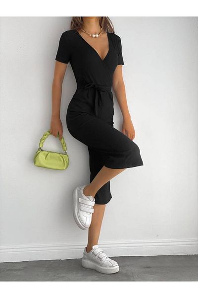 alenmoda Salopetă cu guler dublu