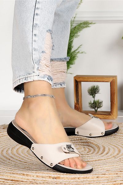 TRENDYSHOES Γυναικείες παντόφλες Trendyshose Clst 703 Daily Heel Gel Buckle