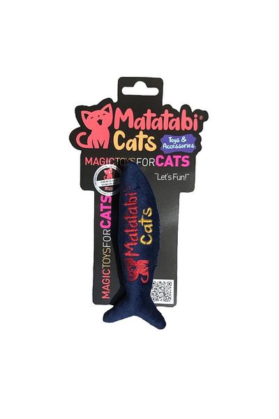 matatabi kedileri Matatabi Cats Plush Cat Toy with Fishy Sound 13.5 Cm - With Matatabi Content (Does Not Contain Catnip/mint)