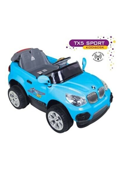 Genel Markalar Aliş Akülü Çocuk Arabası 12 Volt Turbo Uzaktan Kumandalı Tx5 Sport 605-k