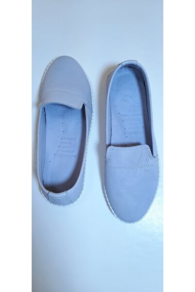 KAPAR Balerini clasici din piele naturală cremă