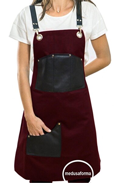 medusaforma مريلة مطبخ متقاطعة من ماستر شيف كافيه شيف نادل كوك مصفف شعر آرت ب...