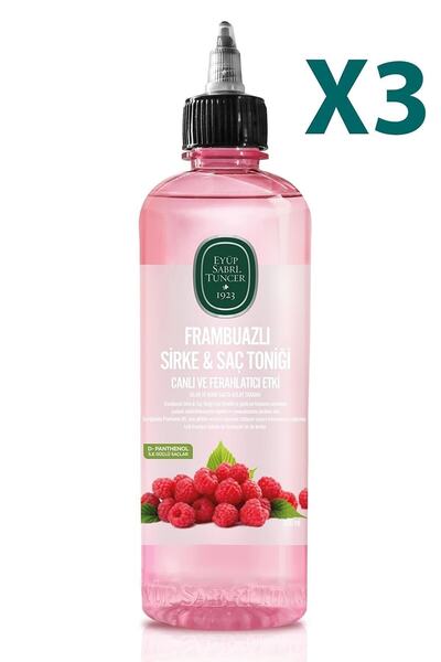 Eyüp Sabri Tuncer Raspberry Vinegar & Hair Tonic 500 Ml 3 Pieces
