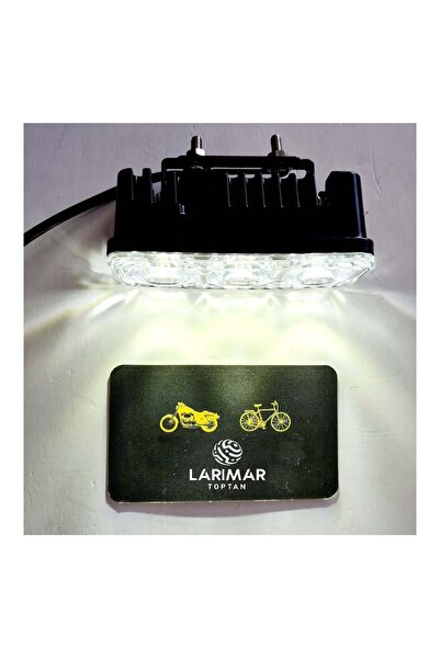 Larimar Beyaz Led Sis Lambası 3 Ledli 9 Watt -motosiklet Off Road A… Çalışma ...