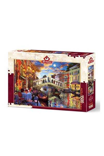 Art Puzzle FABBATOYS Rialto Köprüsü, Venedik 1500 parça Puzzle / +15 yaş