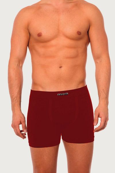 bill liza 600 \ Layza Form Men's Seamless Boxers Claret Red