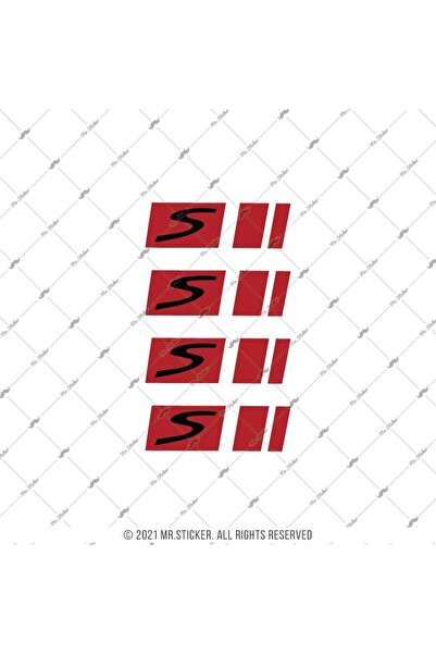 Bay Etiket Rfhlm83 Vespa Jant Sticker Seti - 4 Ad Jant Uzeri Kirmizi Renk