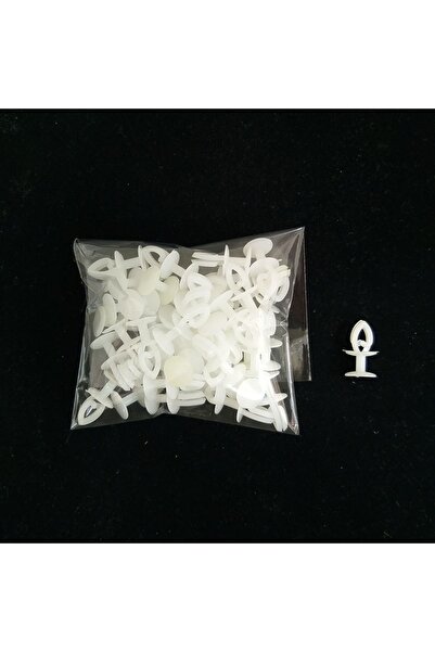 Hemdeucuz Κουμπί κουρτίνας με κουμπώματα, ρουλέτα κουρτίνας 100 τεμαχίων με κ...