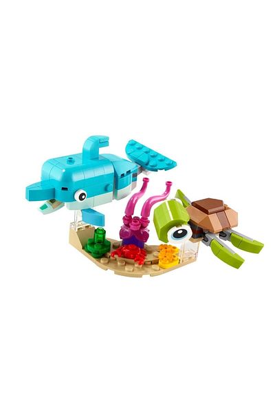 LEGO Mlvx 31128 Creator - Dolphin and Turtle 3U1, 137 Pieces + Age 6 Mlv Blsm