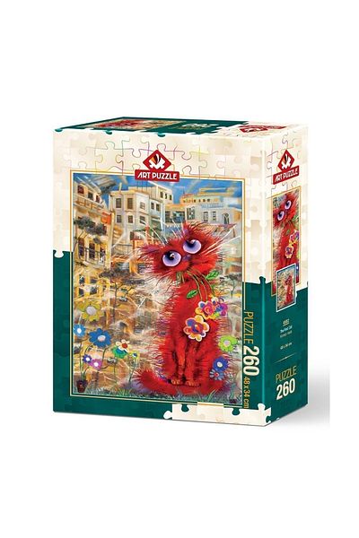 Art Puzzle Red Cat 260 Piece Puzzle