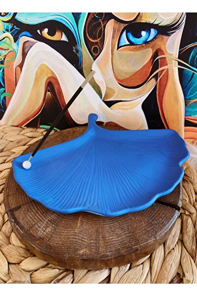 Bohemart Midyeli Yelpaze Dekoratif Tütsülük + 2 Adet Çubuk Tütsü