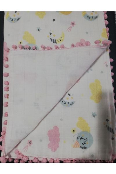 LİLYHOBBYLAND Muslin Multi-Purpose Baby Blanket