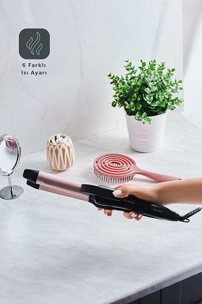 HOMEND Hairmony 4605h 2 In 1 Hair Straightener And Tongs