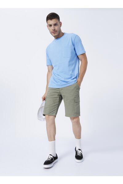 LİMON COMPANY الليمون عادي الخصر القياسية الكاكي الرجال البضائع السراويل مارجو