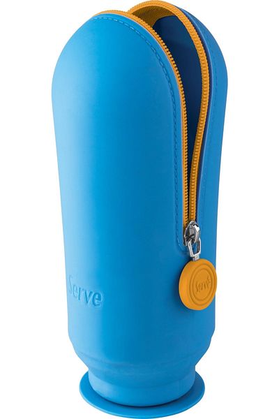 Serve Hoop Highlighter Blue Pen Geantă - Geantă de școală
