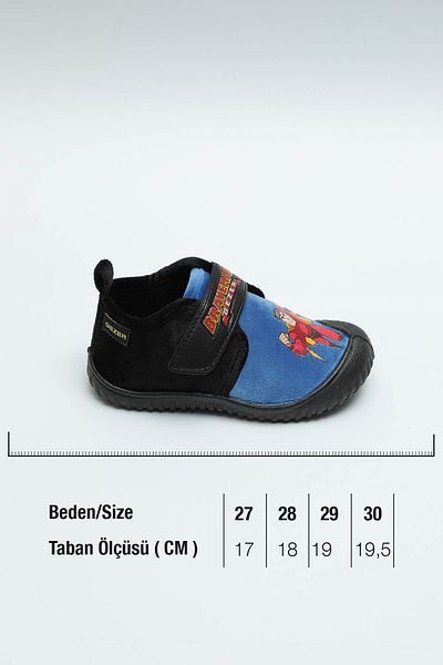 GEZER Papuci de iarnă pentru băieți cu velcro imprimat Braveman