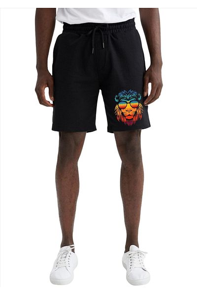 BENROMA Σορτς Unisex με στάμπα