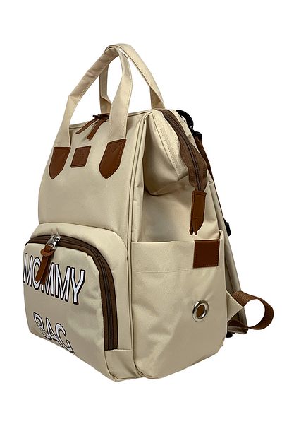 Stylo Doce Mommy Bag Mother Baby Care and Backpack - Beige