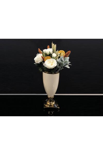 Kokosh Home Porselen Kupa Vazo 30cm