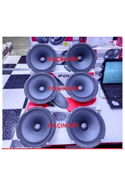 YALÇIN For-x Xmd 3065 16cm Çifti 400w 200rms Yeni Carbon Seri Midrange 2yıl G...