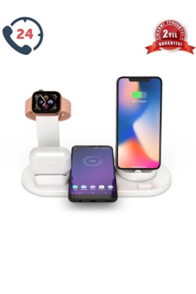 Nanopro Şarj Istasyonu Kablosuz Şarj Cihazı Apple Watch  Ve Tüm Telefonlarla