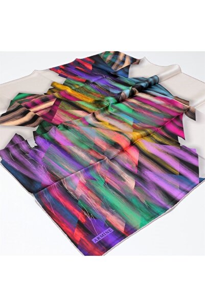 Armine وشاح دي جي نوستالجيا من الحرير الخالص / 8339d-84 / 90 X 90