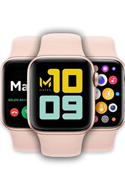 MATEO Mwt500 Akıllı Saat Ios Android Destekli Arama Özeliği Sensörlü 2022 Son...