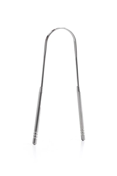 Canderel Metal Dil Temizleme Dil Sıyırıcı Dil Temizleyici Gümüş Çelik Paslanm...