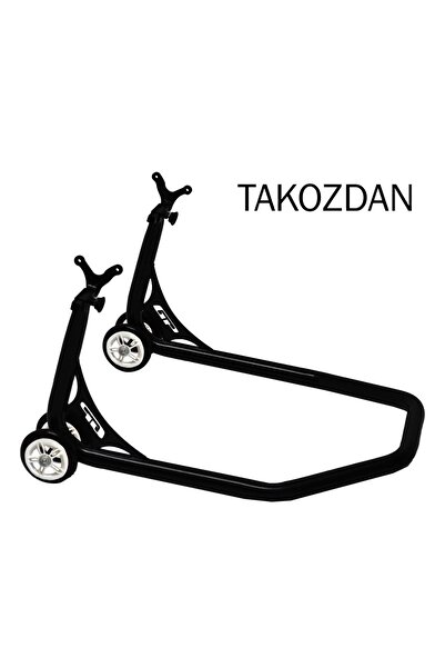 Universal Gp Kompozit Demir Arka Kaldırma Sehpası Siyah