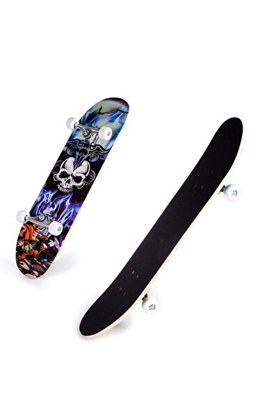 Cosfer Kuru Kafa Silikon Tekerli Zımparalı Ahşap Kaykay