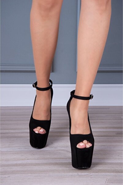 Tarz Topuklar Tenké boty na platformě na vysokém podpatku Gale Kotníkový pásek 19 cm