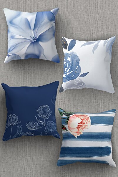 MUYİKA HOME Combinație de modele imprimate pe două fețe cu fermoar ascuns 43x...