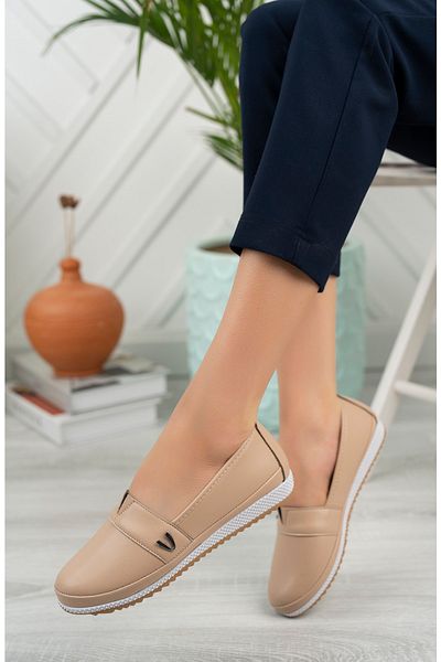 Moda Değirmeni Pantofi de damă casual cu cataramă Md1131-111-0004
