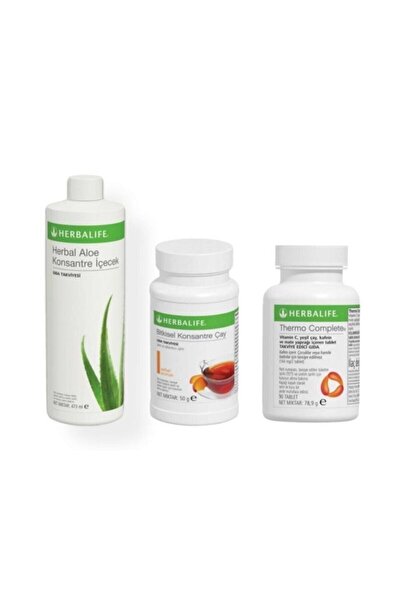 Herbalife Set Aloevera, Thermo , Şeftali Çay 50 gr (BÖLGESEL İNCELME)