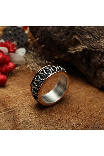 Sima Silver Gümüş Tasarım El Işi Dalgalı Model Otantik Trend Alyans Yüzük Takı