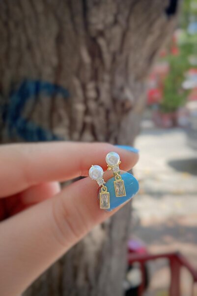 Erer Gümüş Gümüş Incili Bayan Küpe Dp9157r3