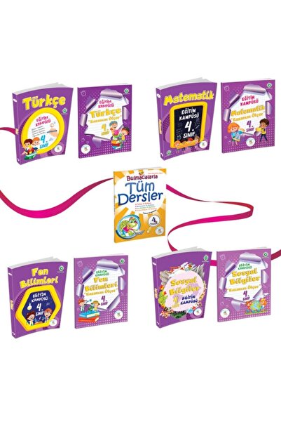 5 Renk Yayınları 4.sınıf Eğitim Kampüsü Set (bulmaca Hediyeli) Yayınevi