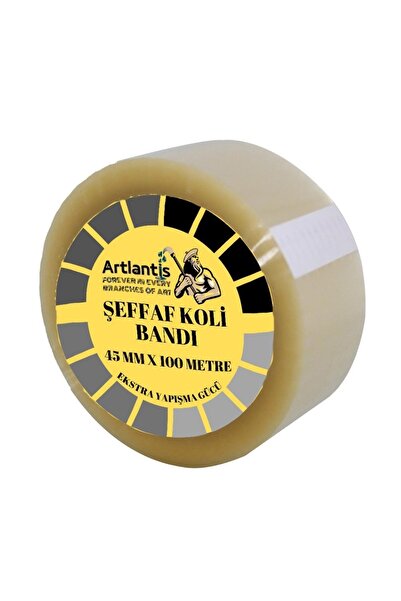 Artlantis Koli Bandı Şeffaf 45x100 1 Adet Koli Bantı 45*100 Ambalajlama Bandı...