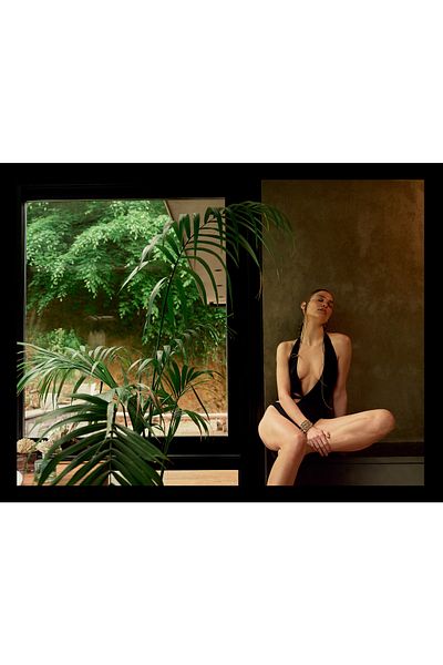 IAMNOTBASIC Costum de baie Khailau negru pentru femei