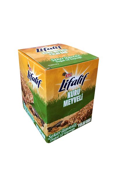 Eti Lifalif Oat Bar with Dried Fruits - 35g x 12 Pieces